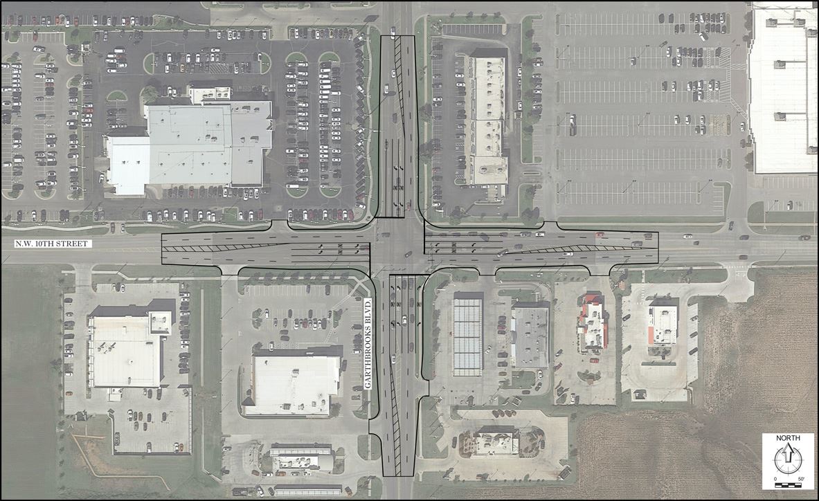 Intersection Improvements at Northwest 10th Street and Garth Brooks 